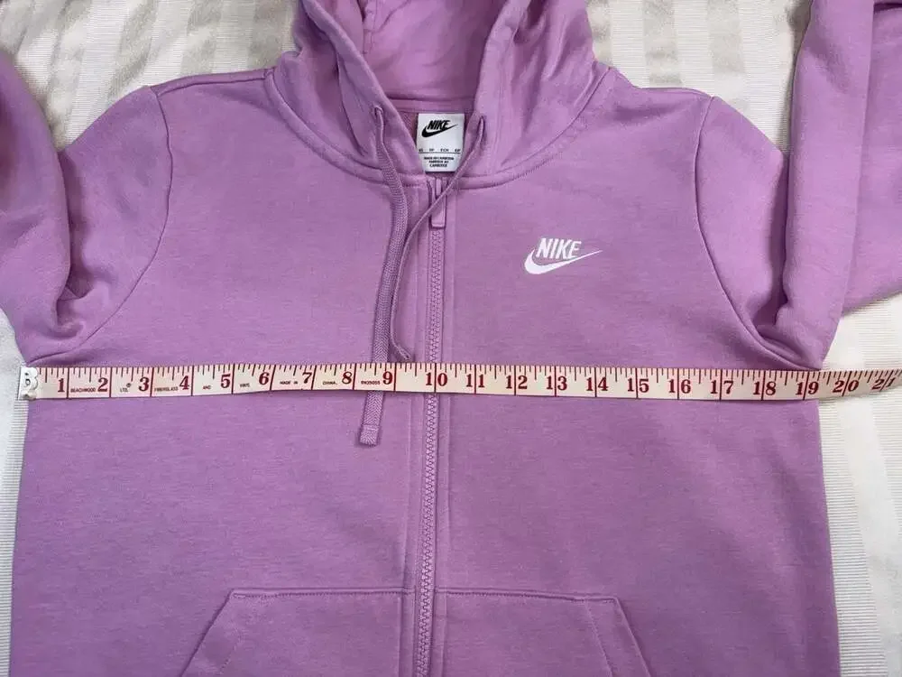 Nike Sportswear Club Fleece Hoodie & Pants Set Womens Size XS Sweatsuit Lilac